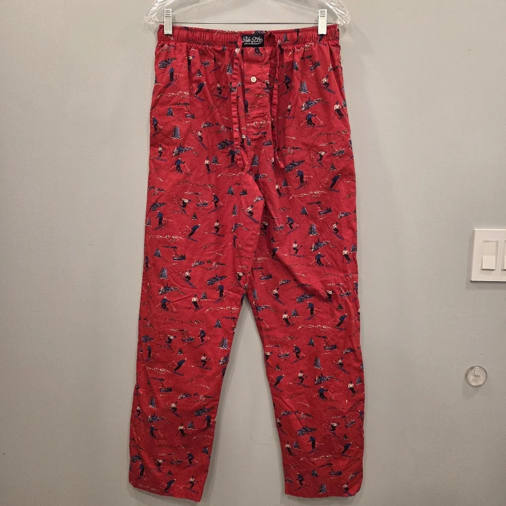 Polo Ralph Lauren Mens Medium Sleepwear Ski Print